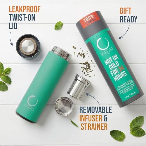 Insulated Tea Infuser Bottle 15 oz — photo 3