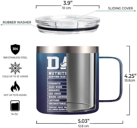 Insulated Coffee Mug with Handle 14 oz — photo 4