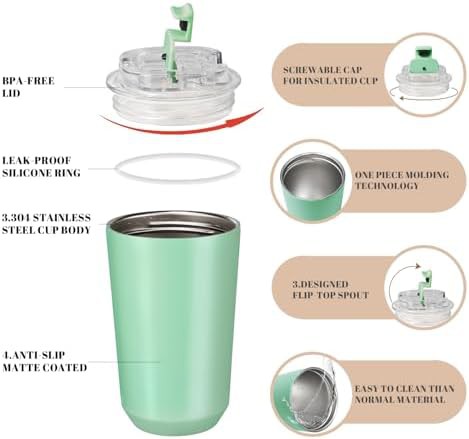Puraville 14 oz Insulated Stainless Steel Tumbler — photo 4