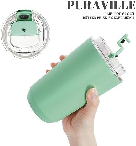 Puraville 14 oz Insulated Stainless Steel Tumbler — photo 5