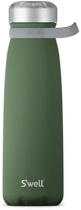 Green jasper traveler bottle 40oz with handle