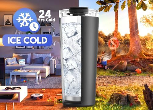 Night Black 24 oz Travel Coffee Mug — photo 3