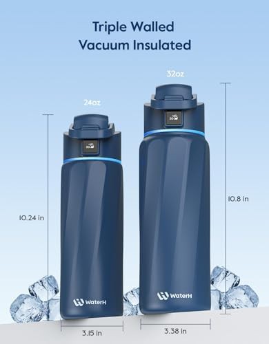 Large 32oz Smart Water Bottle with Hydration Tracker — photo 5