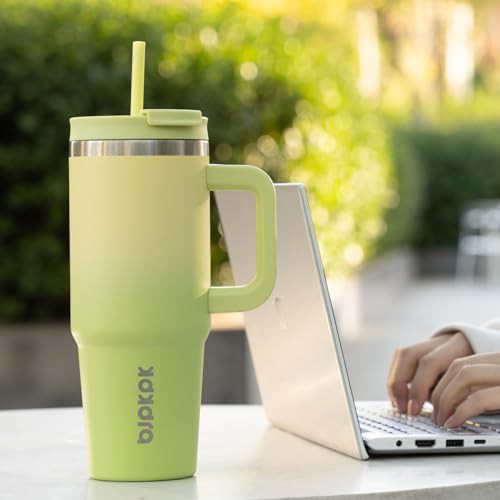 40 oz Insulated Tumbler with Handle & Straw — photo 5