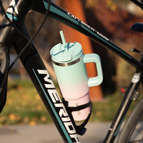 40 oz Insulated Tumbler with Handle & Straw insulated-tumbler-handle-straw — photo 5