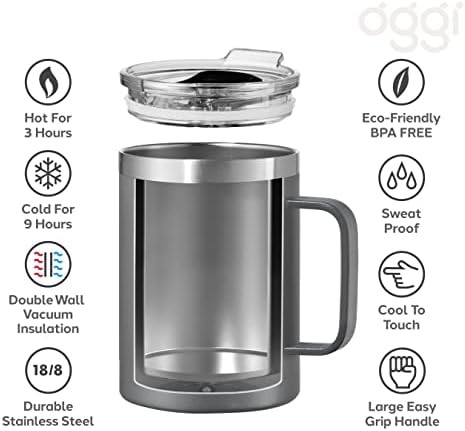 Daisy Pattern Stainless Steel Insulated Mug — photo 3