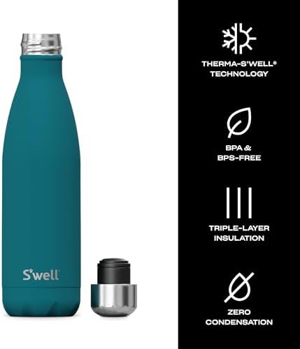 Peacock blue travel bottle 17oz — photo 3