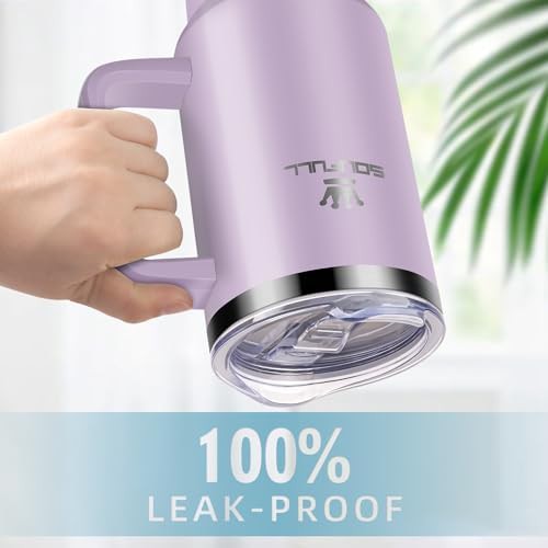 Light purple 40 oz stainless steel tumbler — photo 4