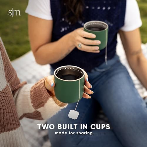 Blush hot beverage bottle with two mugs 36 oz — photo 5