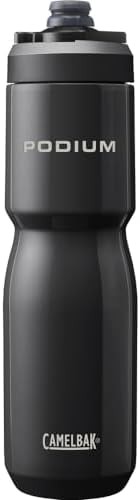 Podium stainless steel water bottle 22oz black