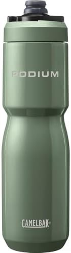 Podium stainless steel water bottle 22oz moss