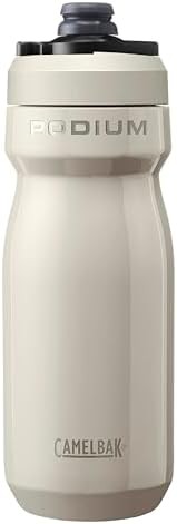 Podium stainless steel water bottle 18oz stone