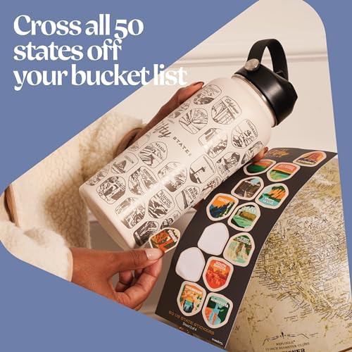 Fifty states bucket list travel bottle cream — photo 4