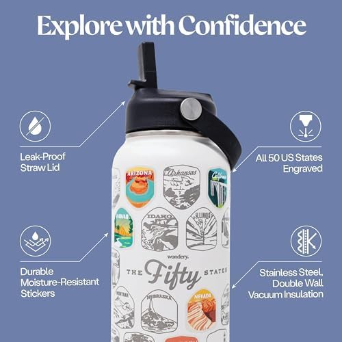 Fifty states bucket list travel bottle cream — photo 5