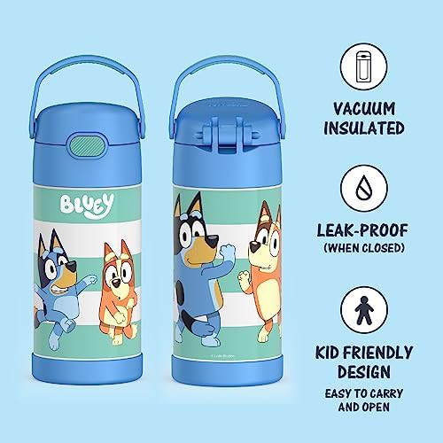 Patterned Funtainer straw bottle 12oz 2-pack — photo 3