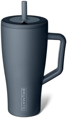 Nightfall Blue Insulated Tumbler with Straw 30 oz