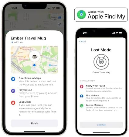 Slate black smart travel mug with tracking — photo 4
