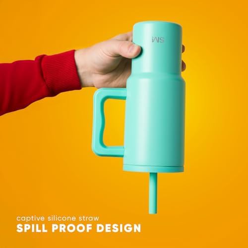 Asteroid pattern kids tumbler with handle 24 oz — photo 3