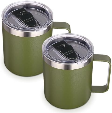 Army green tumbler 14 oz 2 pack