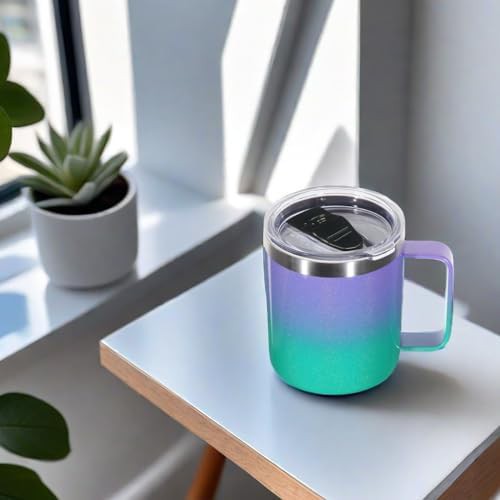 Purple green tumbler mug 14 oz — photo 5