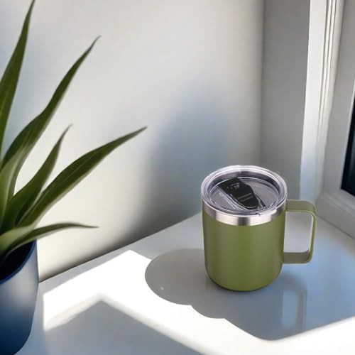 Army green coffee mug 14 oz 4 pack — photo 5