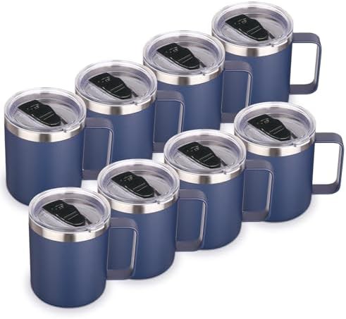 Navy insulated travel mug 14 oz