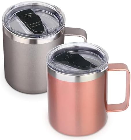 Mix color insulated coffee mug 2 pack