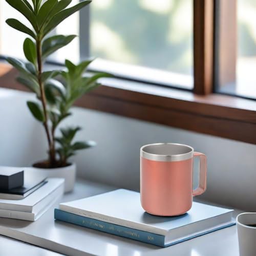 Rose gold tumbler mug 14 oz — photo 5