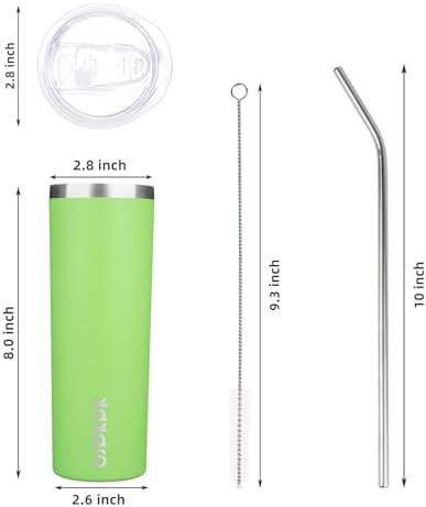 20 oz 2 Pack Skinny Tumbler with Lid — photo 3