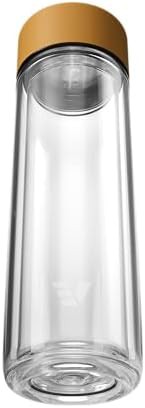 Yellow glass double wall tea infuser — photo 4