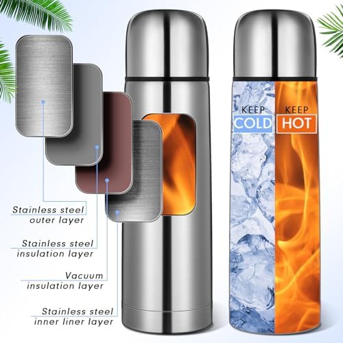 Stainless Steel Thermal Bottle Set with Cup — photo 4