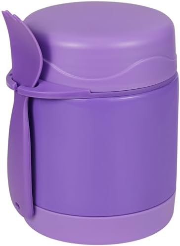 Purple insulated kids soup thermos 10 oz