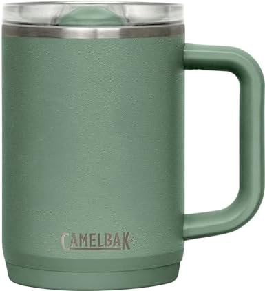Moss green insulated travel mug 16 oz