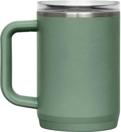 Moss green insulated travel mug 16 oz — photo 3