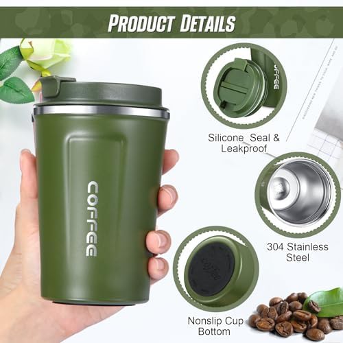 Multicolor insulated stainless steel travel mugs — photo 3