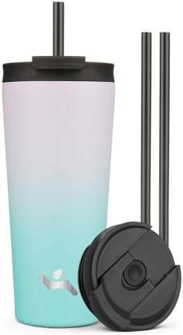 Konokyo 22 oz insulated tumbler water bottle in lavender green