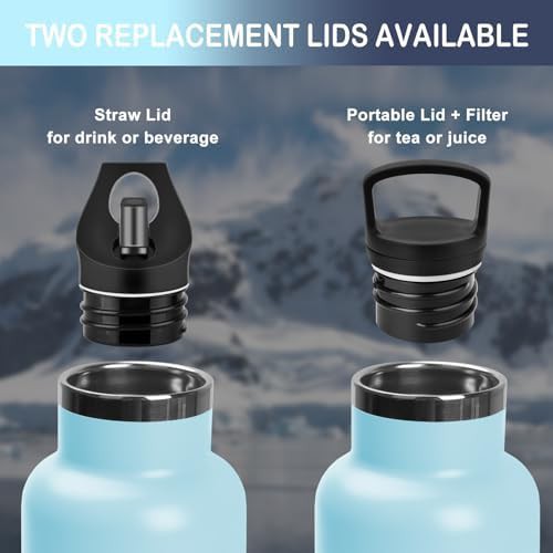 Insulated 32 oz Sports Flask with Straw — photo 5