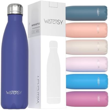 Compact stainless steel insulated bottle 17 oz
