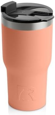 Salmon Matte Insulated Coffee Travel Tumbler