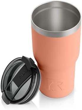 Salmon Matte Insulated Coffee Travel Tumbler — photo 5