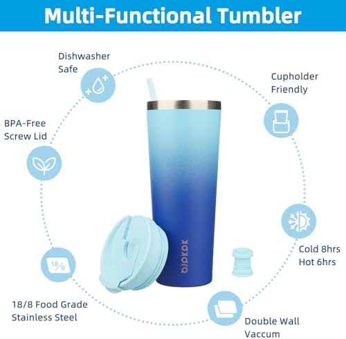 26 oz Coffee Tumbler with Straw — photo 3