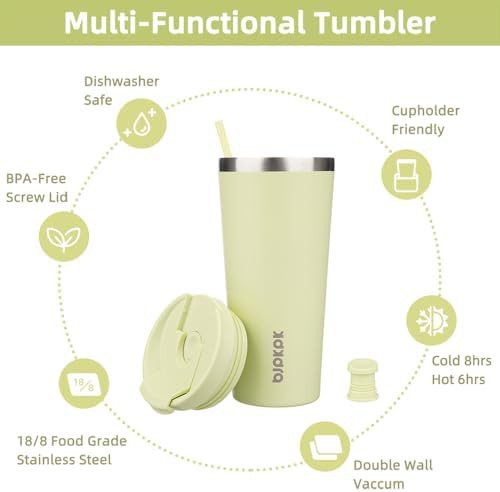 22 oz Coffee Tumbler with Straw — photo 3