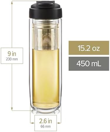 Innovator Glass Bottle with Magnetic Infuser — photo 4