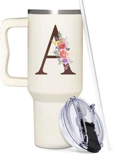 Tamunbee personalized 40 oz tumbler with straw