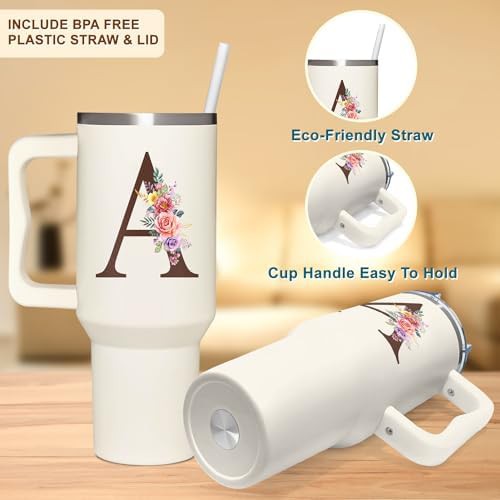 Tamunbee personalized 40 oz tumbler with straw — photo 3