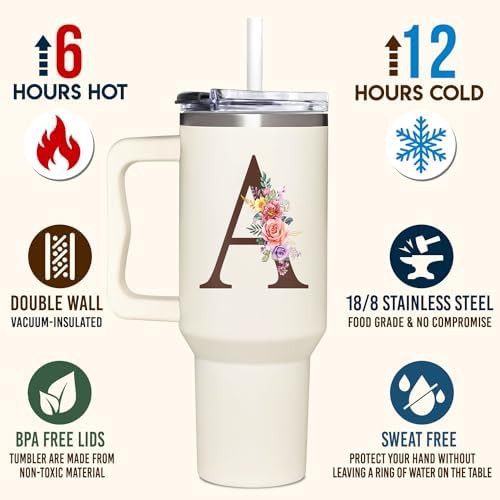 Tamunbee personalized 40 oz tumbler with straw — photo 5