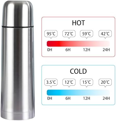 Thermal coffee flask with integrated cup — photo 2