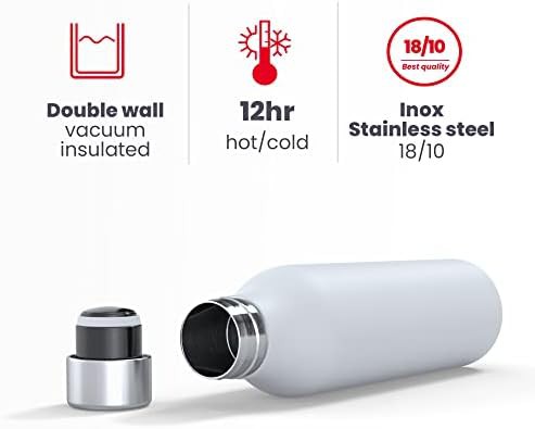 Norabidea thermos bottle 500 ml stainless steel — photo 5