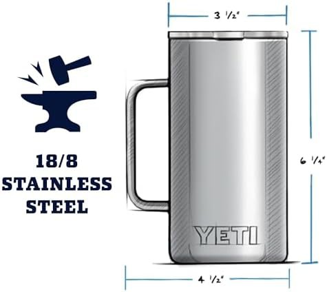 Big wave blue 24 oz mug with lid — photo 4