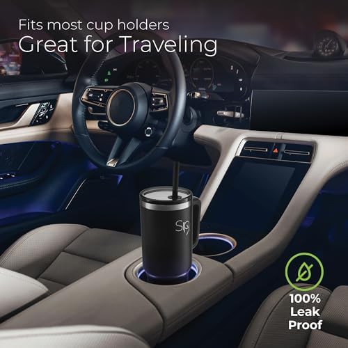 Black handled travel tumbler 40 oz — photo 5
